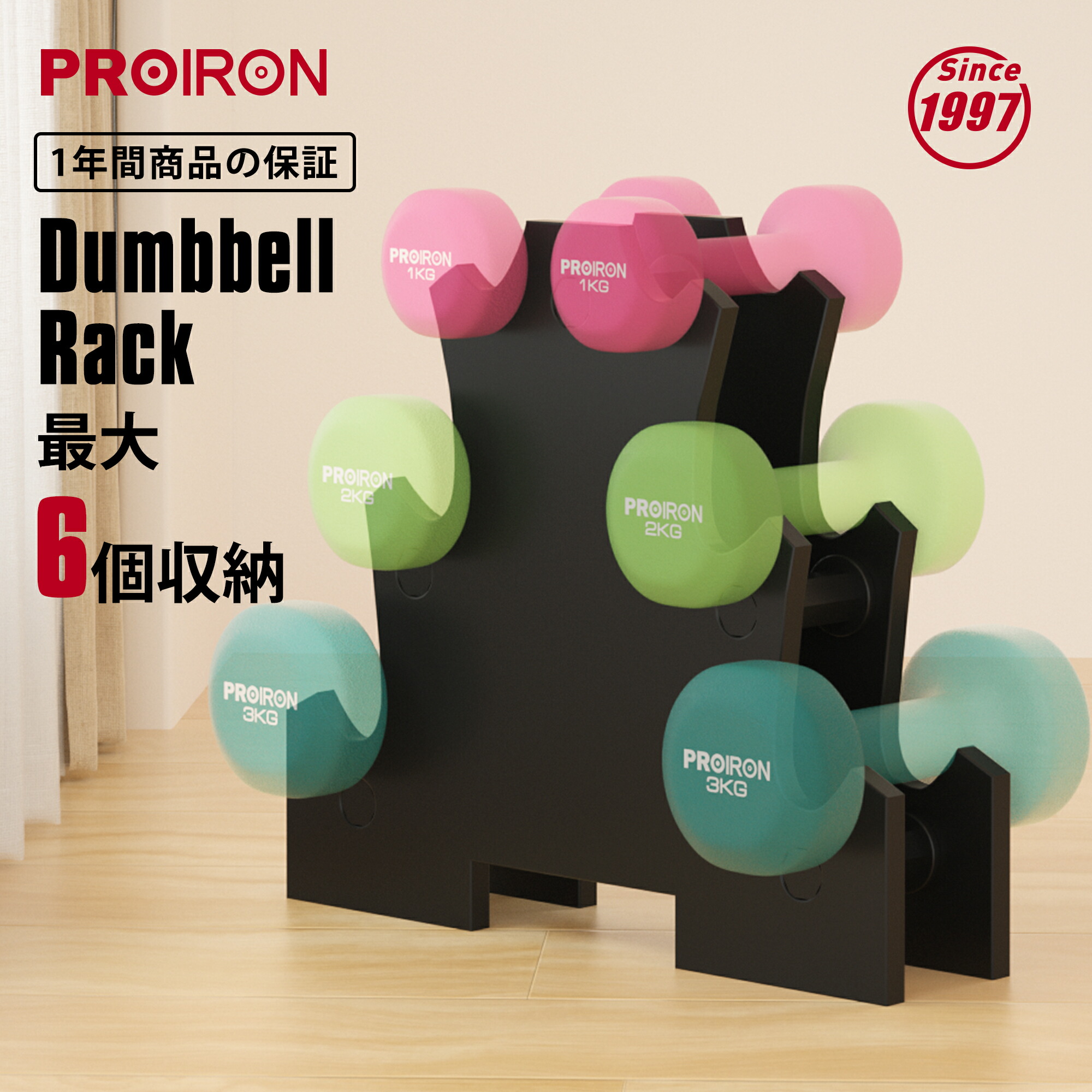 楽天市場】PROIRON ダンベルスタンド ウェイト収納スタンド ダンベル