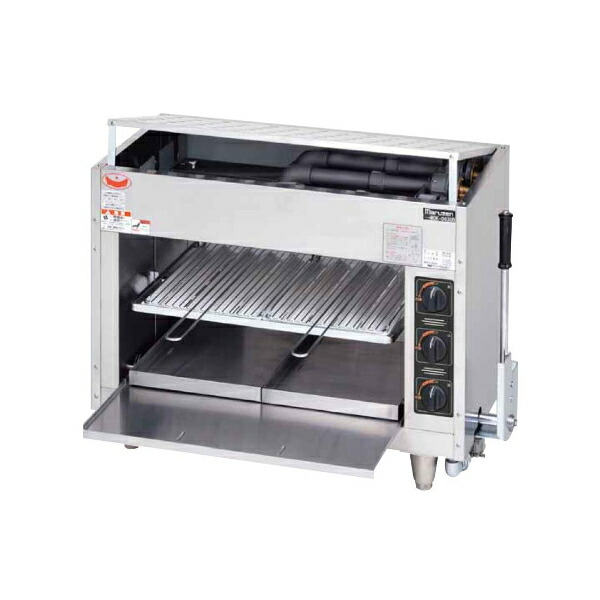 楽天市場】マルゼン 上火式焼物器 MGK-084UB スピードグリラー