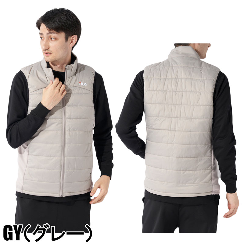 楽天市場】FILA フィラ ユニセックス 電熱ベスト 中綿 441927 アウター