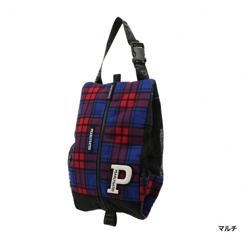 楽天市場】パーリーゲイツ マルチチェック/カモ柄シューズケース