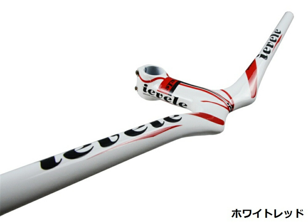 楽天市場】ieveleカーボンハンドル ステム一体式ライザーバー 28.6mm