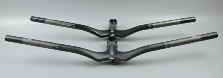 楽天市場】wacako カーボンハンドル ライザーバー MTBハンドル ステム