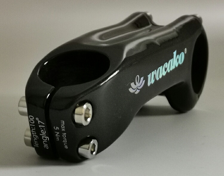 楽天市場】wacako カーボンステム 6度17度 ロードバイクステム