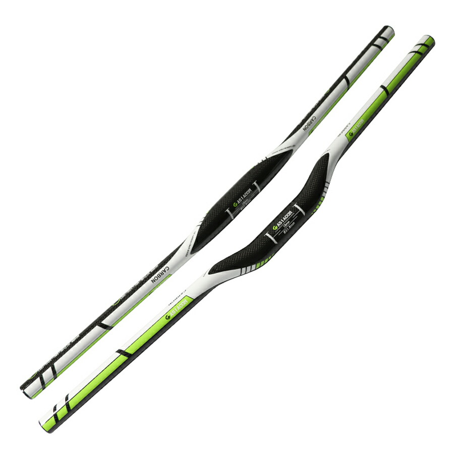 楽天市場】ASIACOM カーボンフラットバー/ライザーバー 4色 カーボン