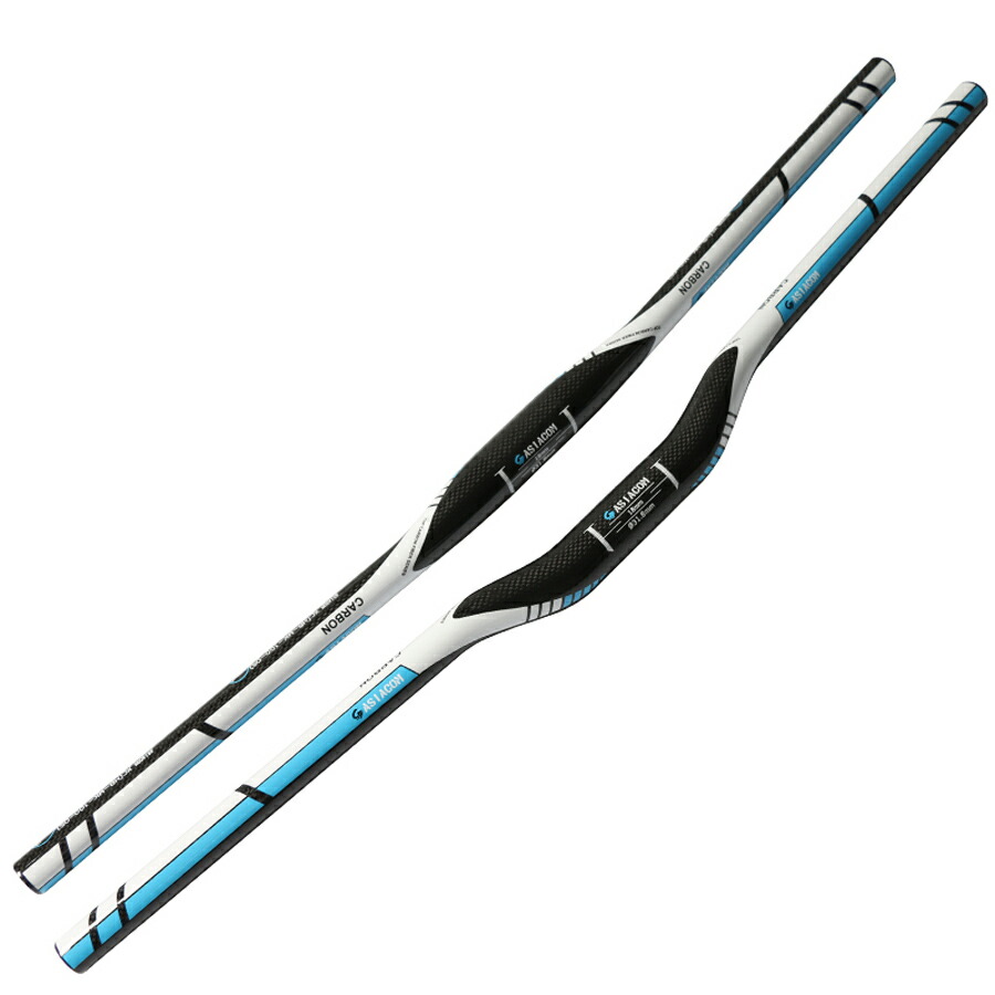 楽天市場】ASIACOM カーボンフラットバー/ライザーバー 4色 カーボン