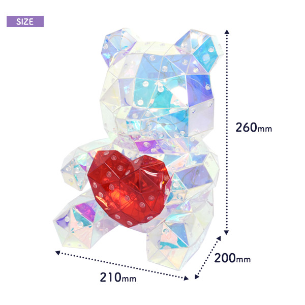 楽天市場】送料無料 イルミネーションオブジェ くまさん インテリア