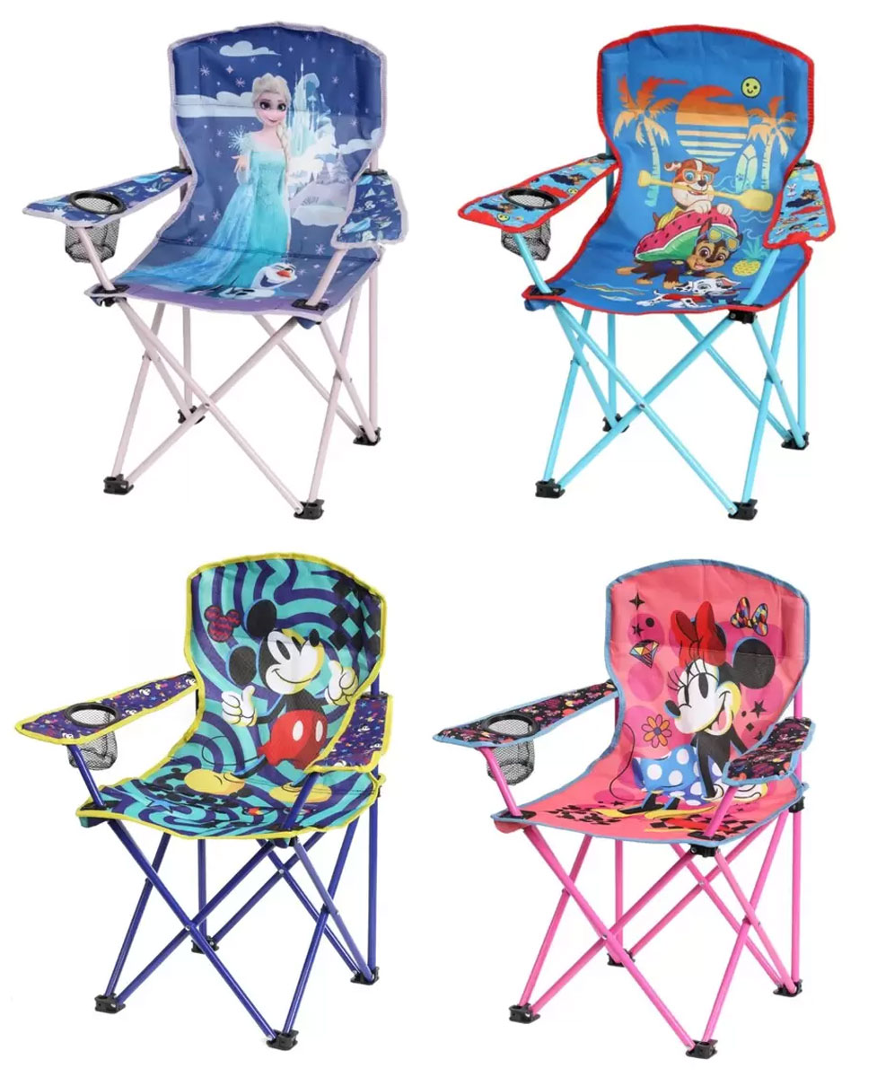 楽天市場】【送料無料】キャラクター キッズ用 ポータブルチェアー