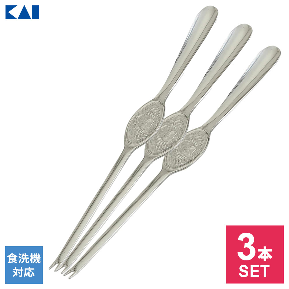 楽天市場】貝印 まとめ買い Kai Kitchen かにスプーン 3本セット DH