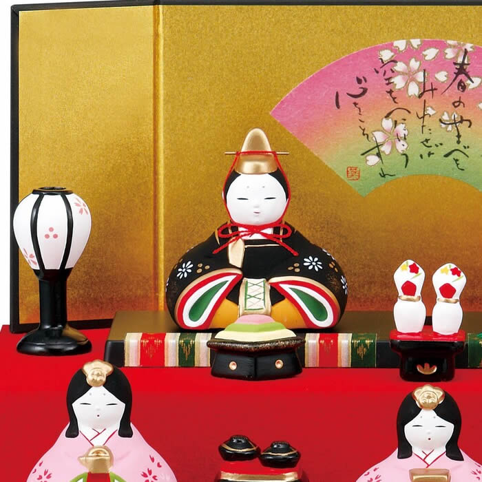 楽天市場】【錦彩 みやび段飾り雛（三段飾り・5人飾り）】立て名札