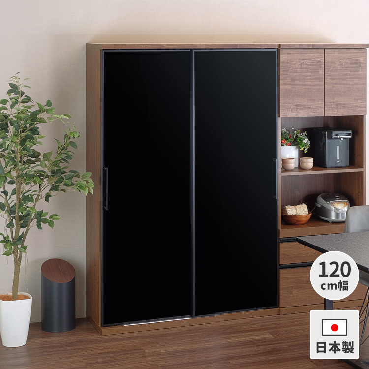 楽天市場】120幅 日本製 食器棚 大容量 ハイタイプ キッチン収納