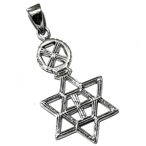 楽天市場】エチオピアクロス 六芒星（ダビデの星） スターリング