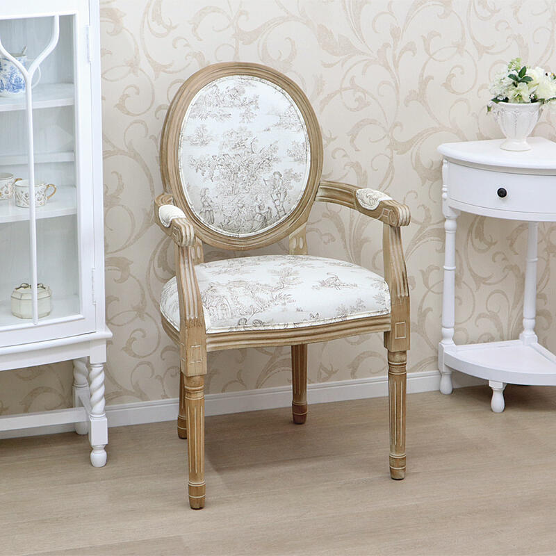 楽天市場】トワルドジュイ アームチェアフランス シャビー シャビー