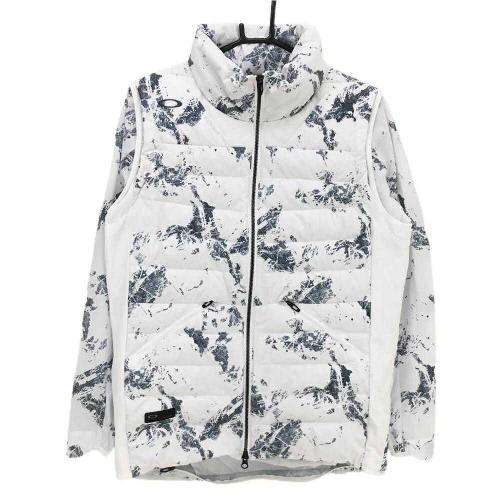 楽天市場】【美品】オークリー 長袖ライナー付ダウンベスト 白