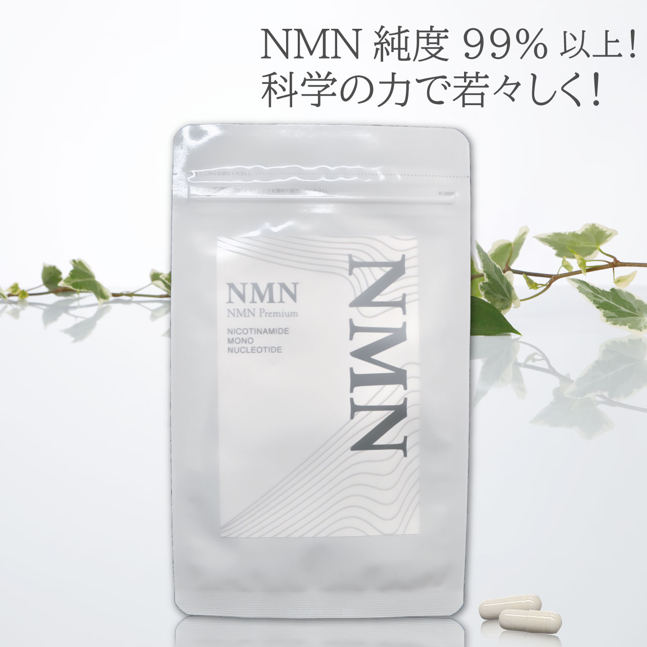 楽天市場】NMN Premium 60粒 純度99％以上 耐酸性カプセル ニコチン