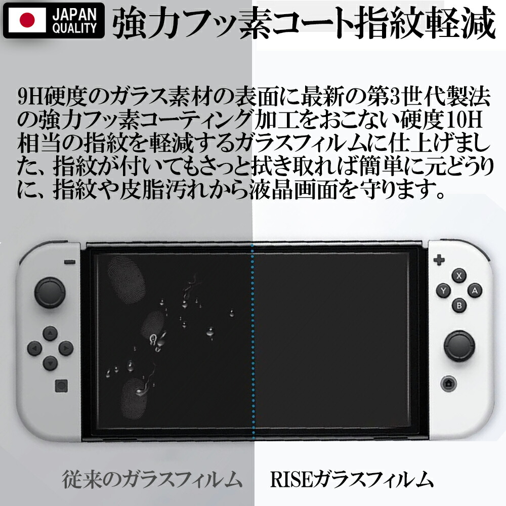楽天市場】ブルーライトカット Nintendo Switch OLED ガラスフィルム