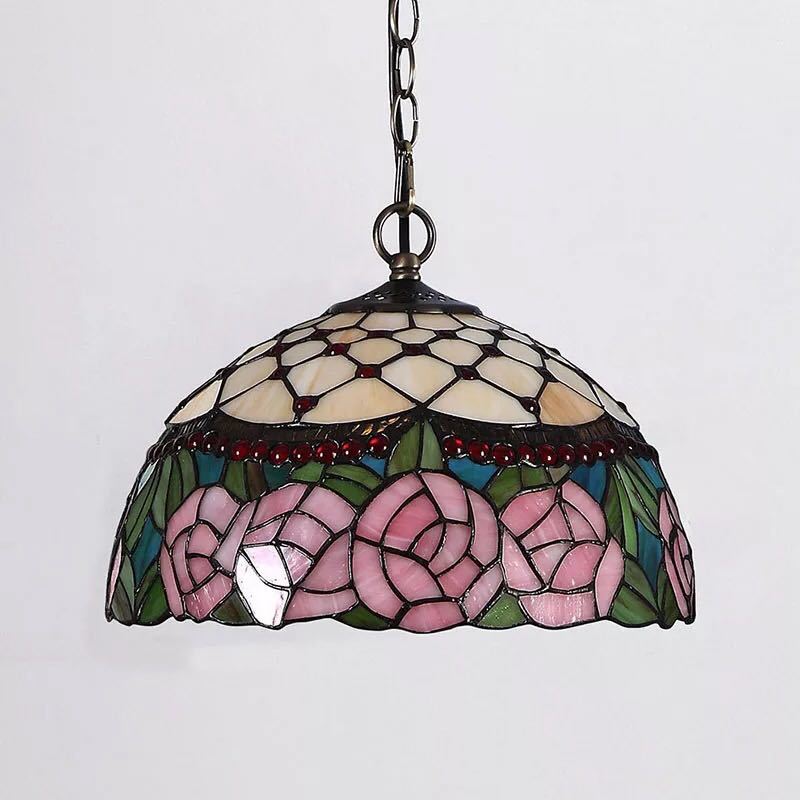 楽天市場】A039779ステンドグラス ペンダントライト 豪華天井照明