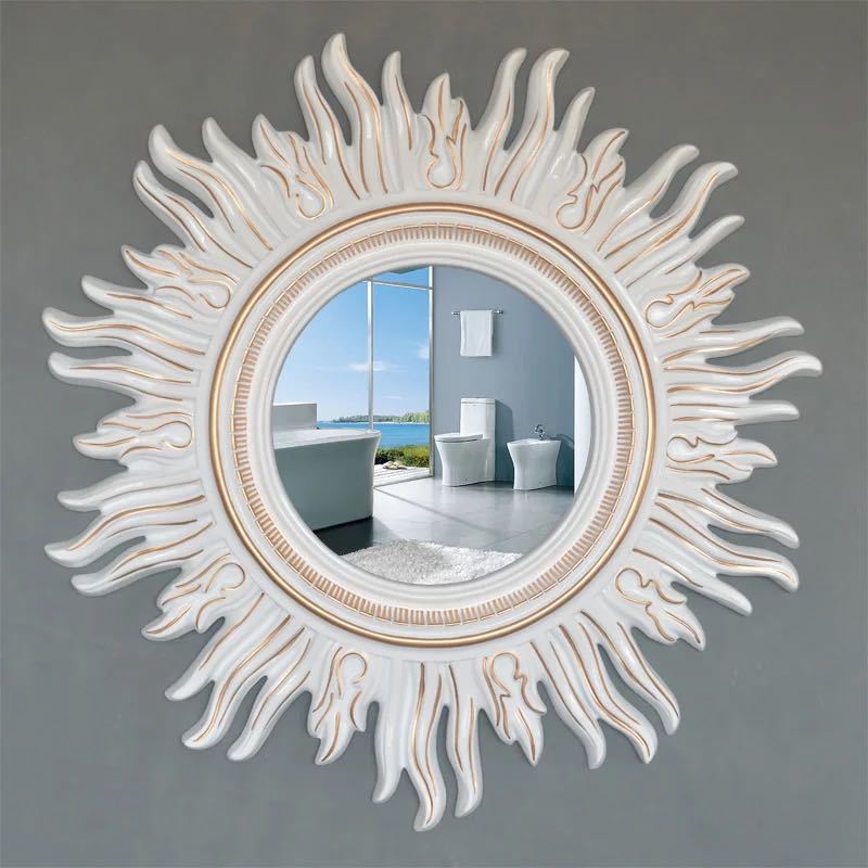 楽天市場】A024253豪華鏡 壁掛け鏡 アンティーク調 壁掛け 壁掛け