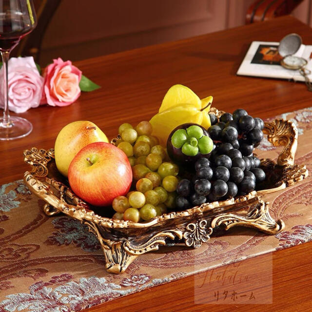 楽天市場】A006176高級果物皿 盛り皿 お菓子皿、フルーツプレート 花柄