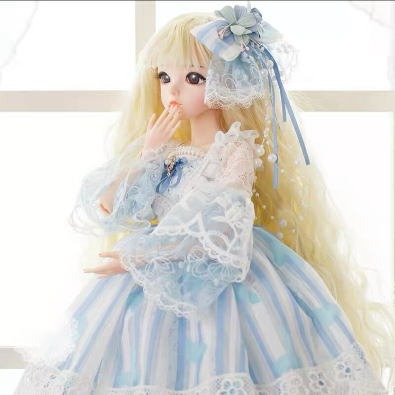 楽天市場】A051945プリンセスドール 60cm フランス人形本体 メイク