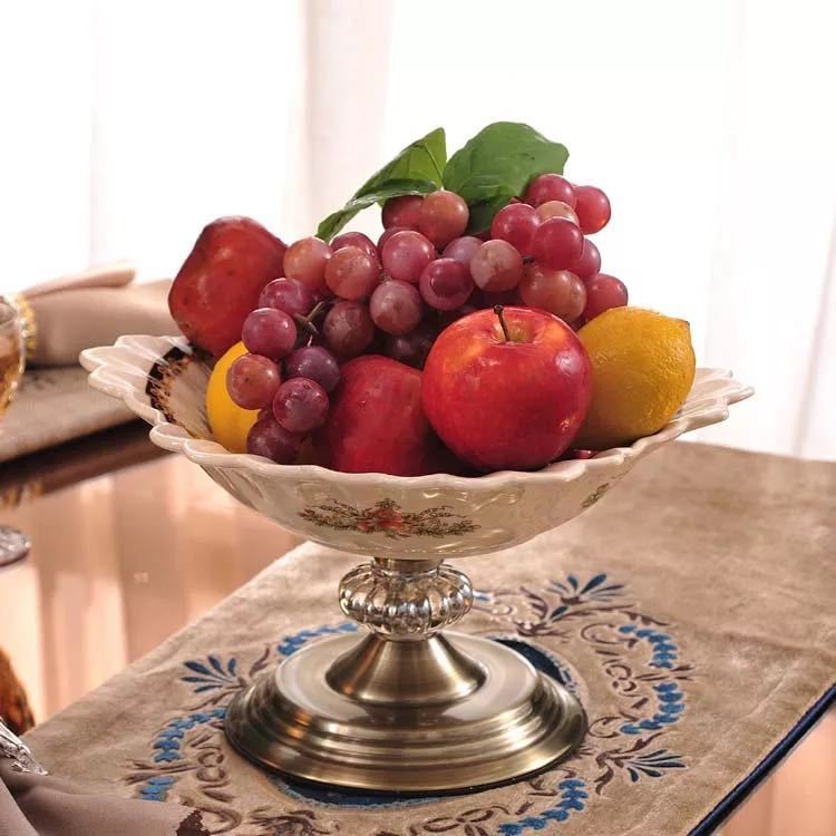 楽天市場】A016204高級果物皿 盛り皿 お菓子皿、フルーツプレート、花
