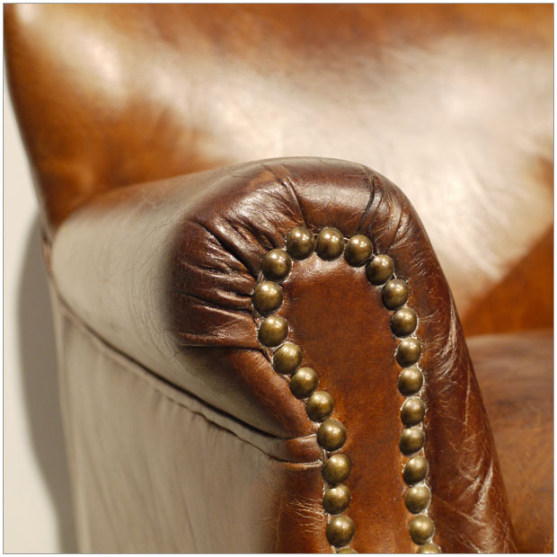 楽天市場】Vintage Leather Sofa - 011人掛け 1P ソファー