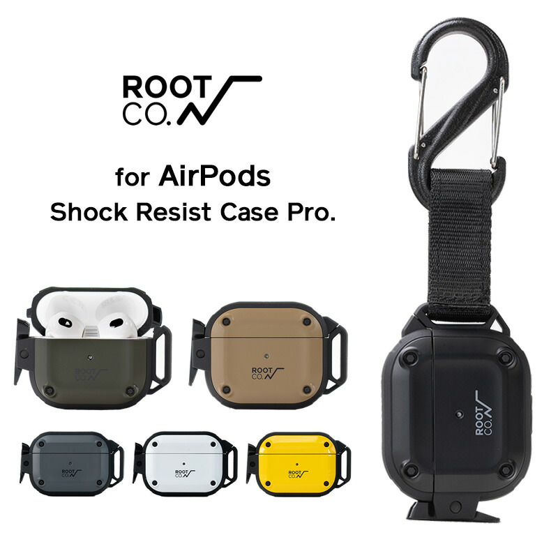 楽天市場】【ROOT CO.】GRAVITY Shock Resist Case Pro. for AirPods