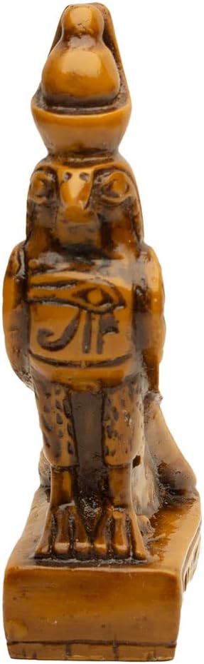 楽天市場】古代エジプト神 ホルス神 彫像 アンティーク ゴールド ミニ