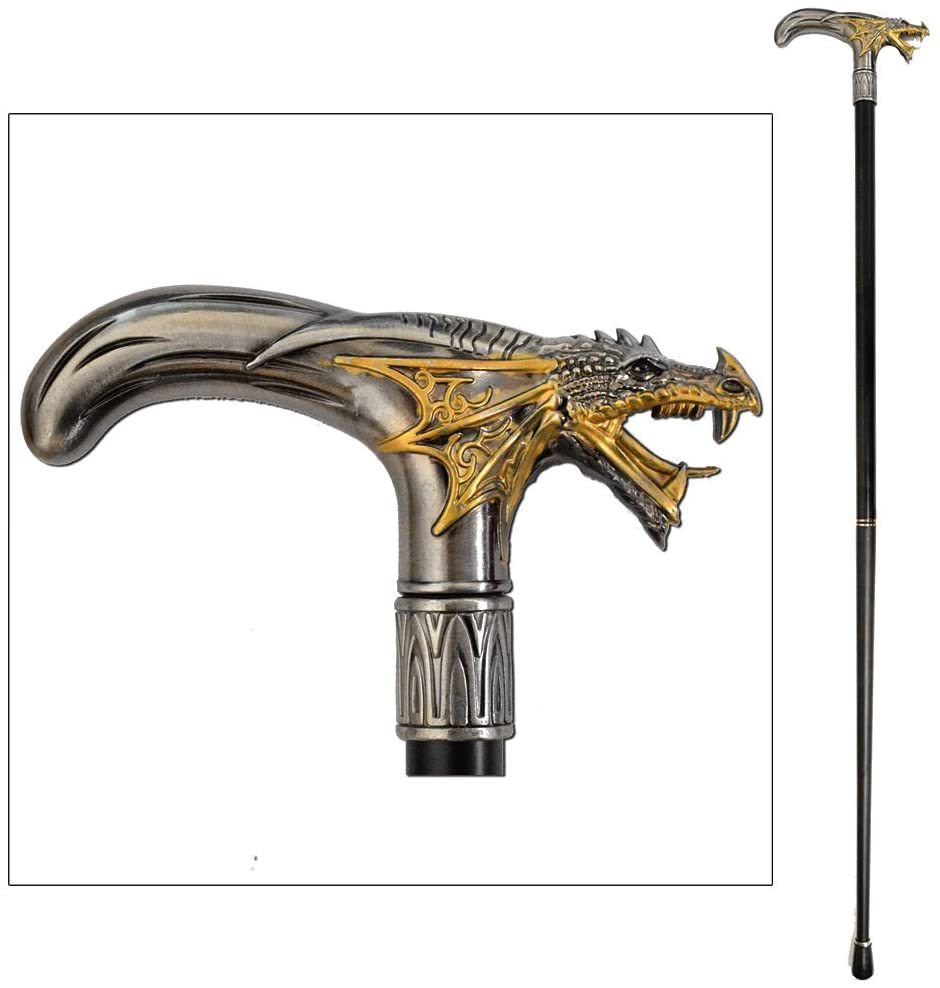 楽天市場】ドラゴン・ハンドル・ウォーキング・スティック 杖(KN-1689