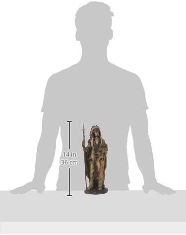 楽天市場】ネイティブ・アメリカンの戦士 インディアンの酋長 彫刻