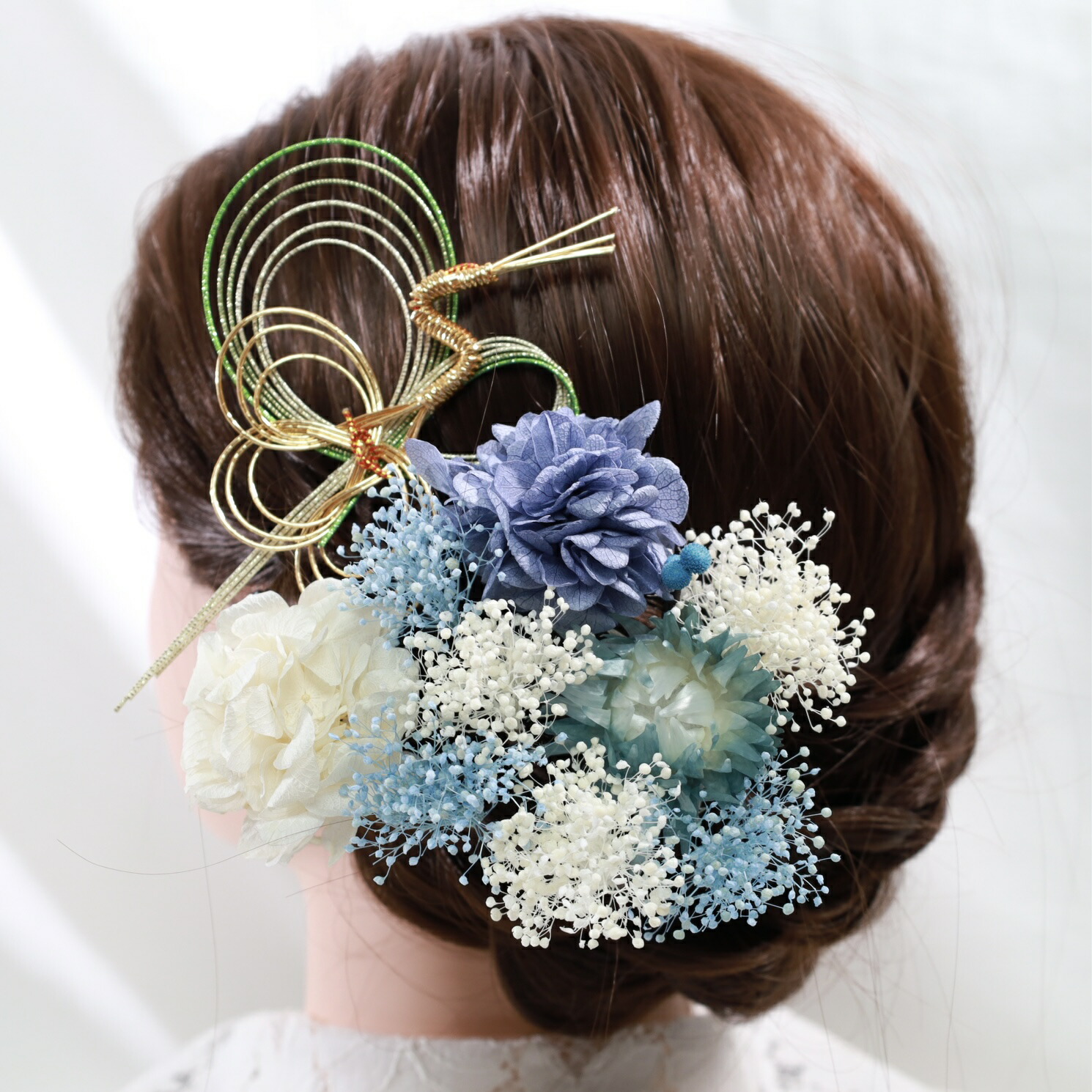 プリザーブドフラワー 成人式 髪飾り 青」の人気商品一覧 | 安い商品を