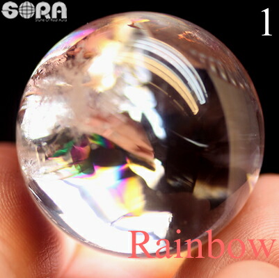 楽天市場】ヒマラヤ水晶 丸玉 レインボーの通販