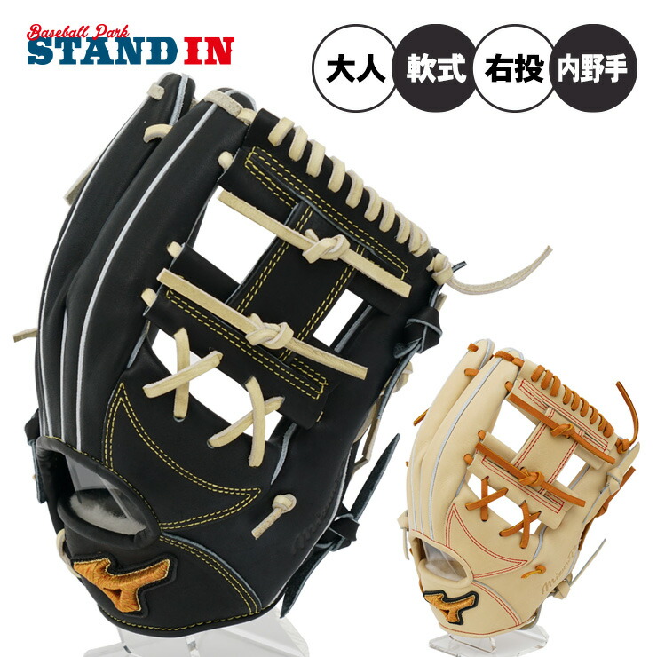 楽天市場】【平裏刺繍1円】ミズノプロ クラシック 軟式 グローブ