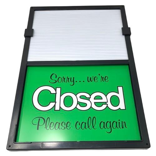 楽天市場】OPEN CLOSES グリーン サインプレート 文字盤付き オープン