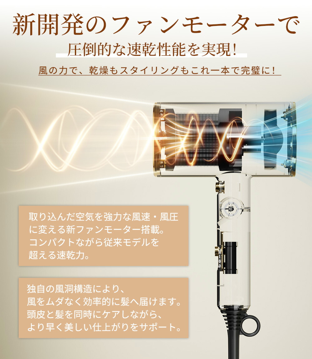 楽天市場】＼⭐SS限定⇒2550円✨／ヘアドライヤー 速乾 ドライヤー 大