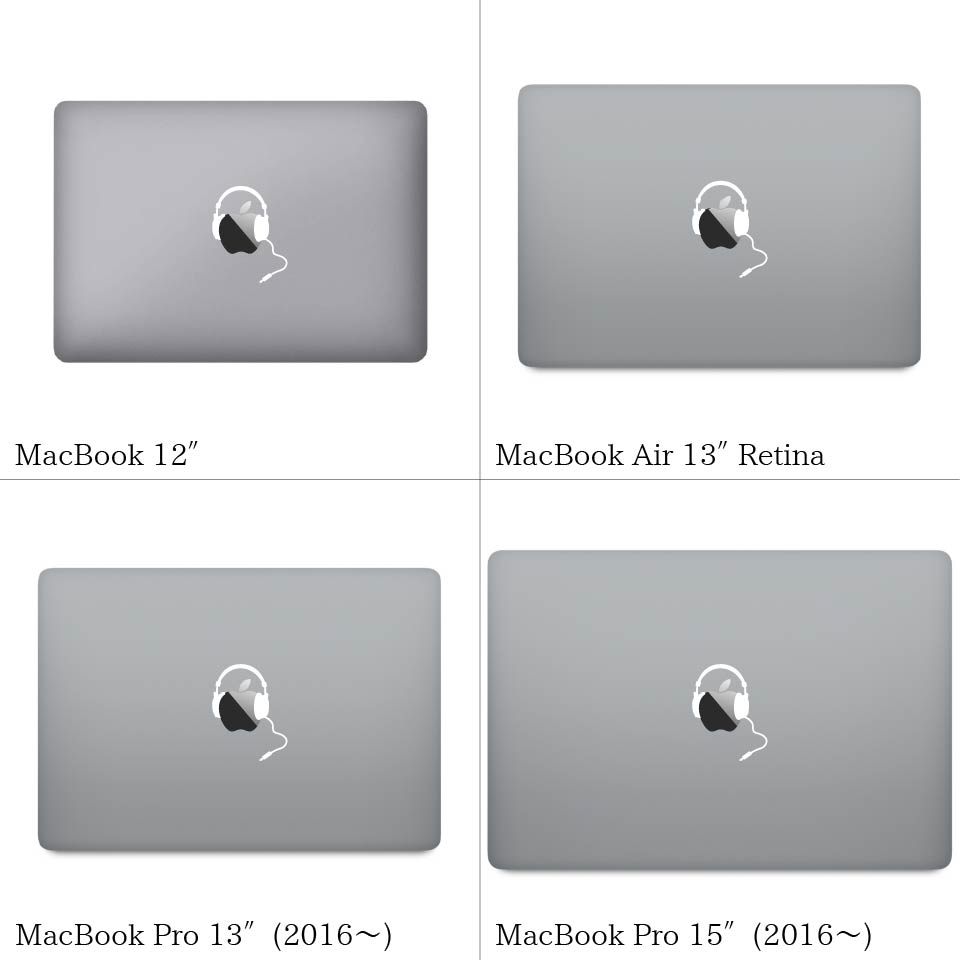 楽天市場】【全機種対応】MacBook ステッカー スキンシール デカール