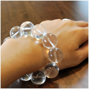 楽天市場】水晶AAA 18mm ブレスレット 水晶 天然石 パワーストーン