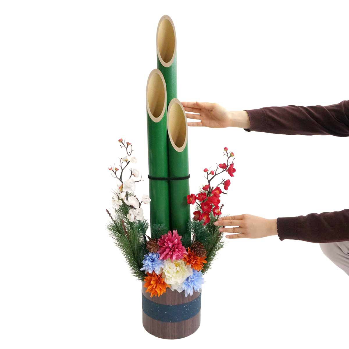 楽天市場】【5%OFFクーポン有り！3月6日限り】モダン門松アレンジ 高さ