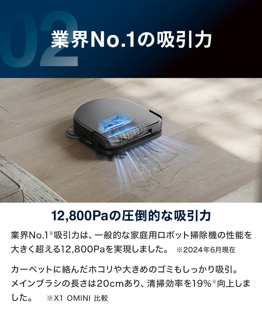 楽天市場】ロボット掃除機 DEEBOT X5 OMNI エコバックス 公式 メーカー