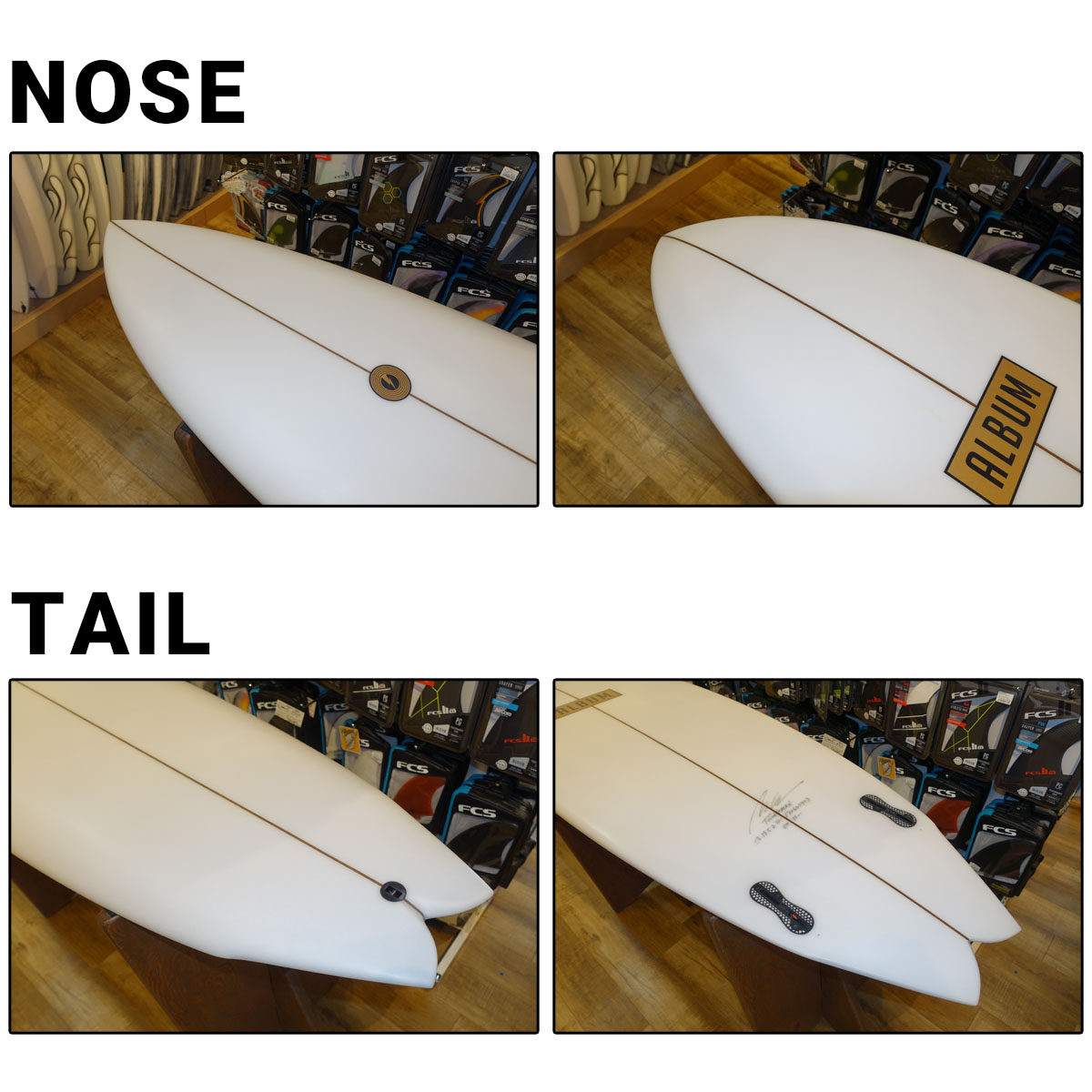 楽天市場】サーフボード アルバム ALBUM TWINSMAN ツインズマン FCS2