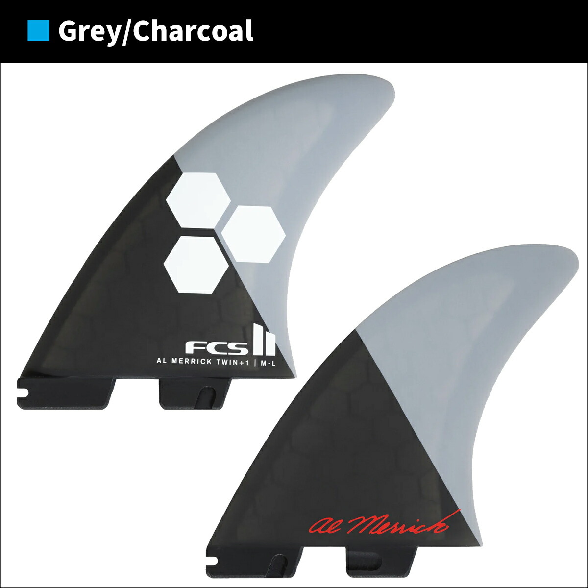 楽天市場】26 FCS2 サーフボード フィン AM アルメリック ツイン