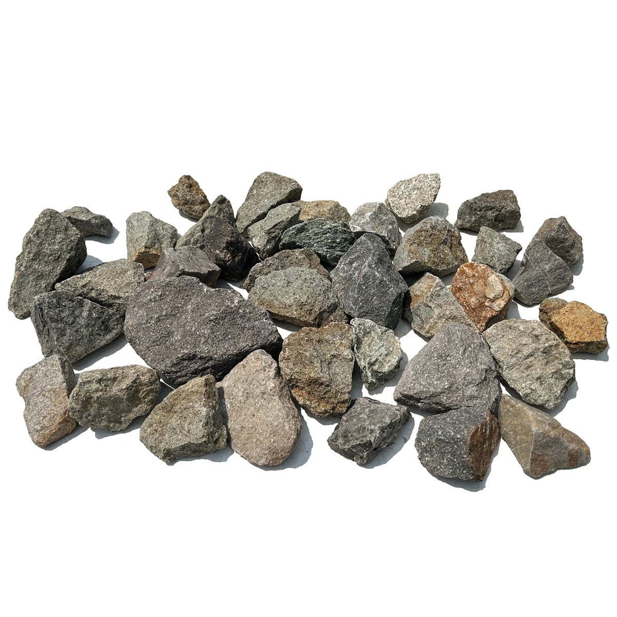 楽天市場】庭石 ロックガーデン 割栗石 本州石 200kg 大量 自然石