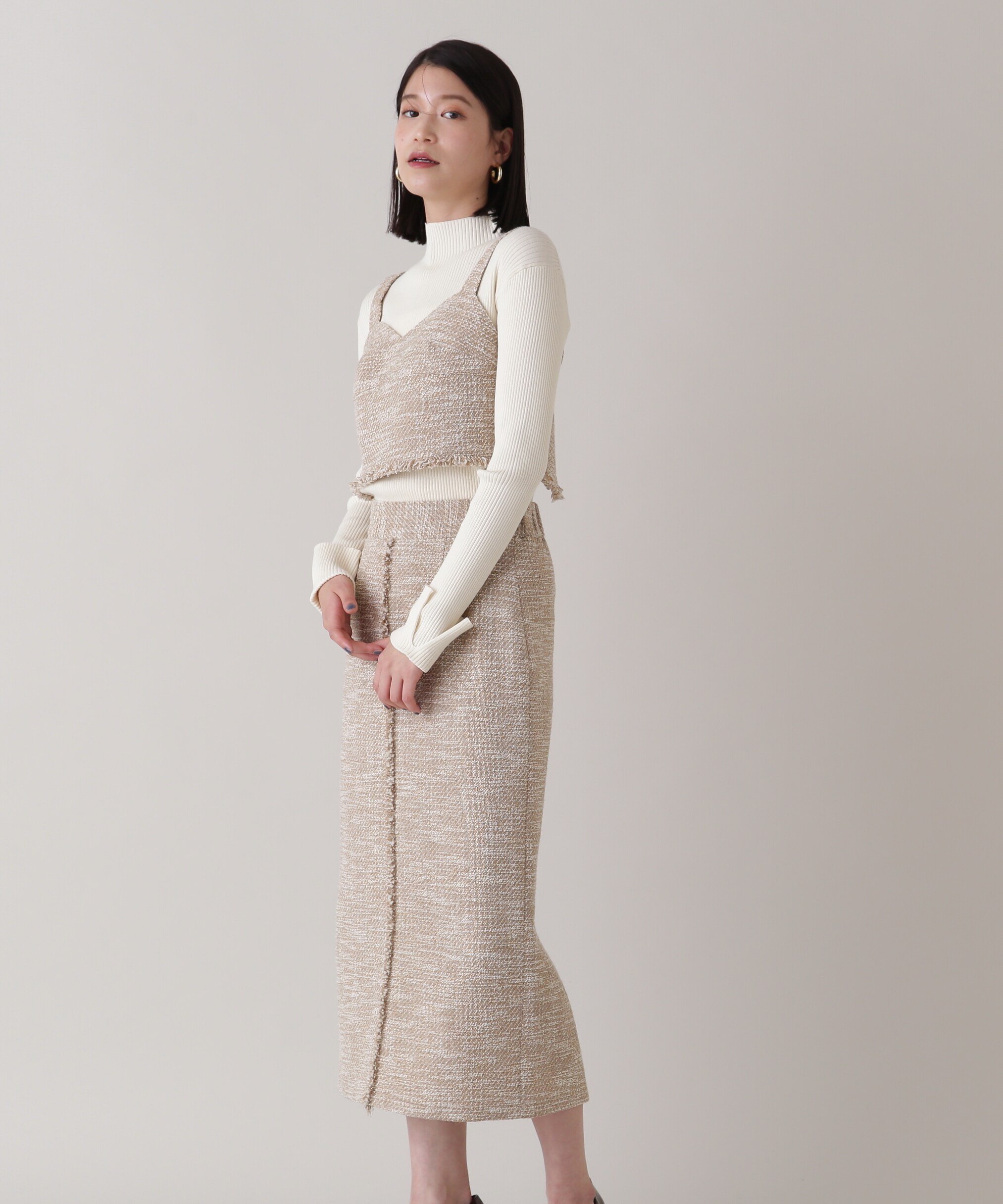 N. Natural Beauty Basic*｜ツイードビスチェセットアップ | Rakuten