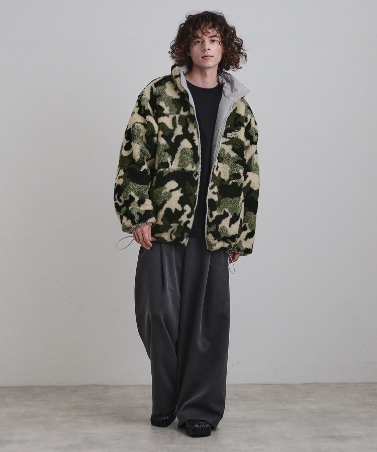 tk.TAKEO KIKUCHI｜【WEB限定】リバーシブルボアブルゾン | Rakuten