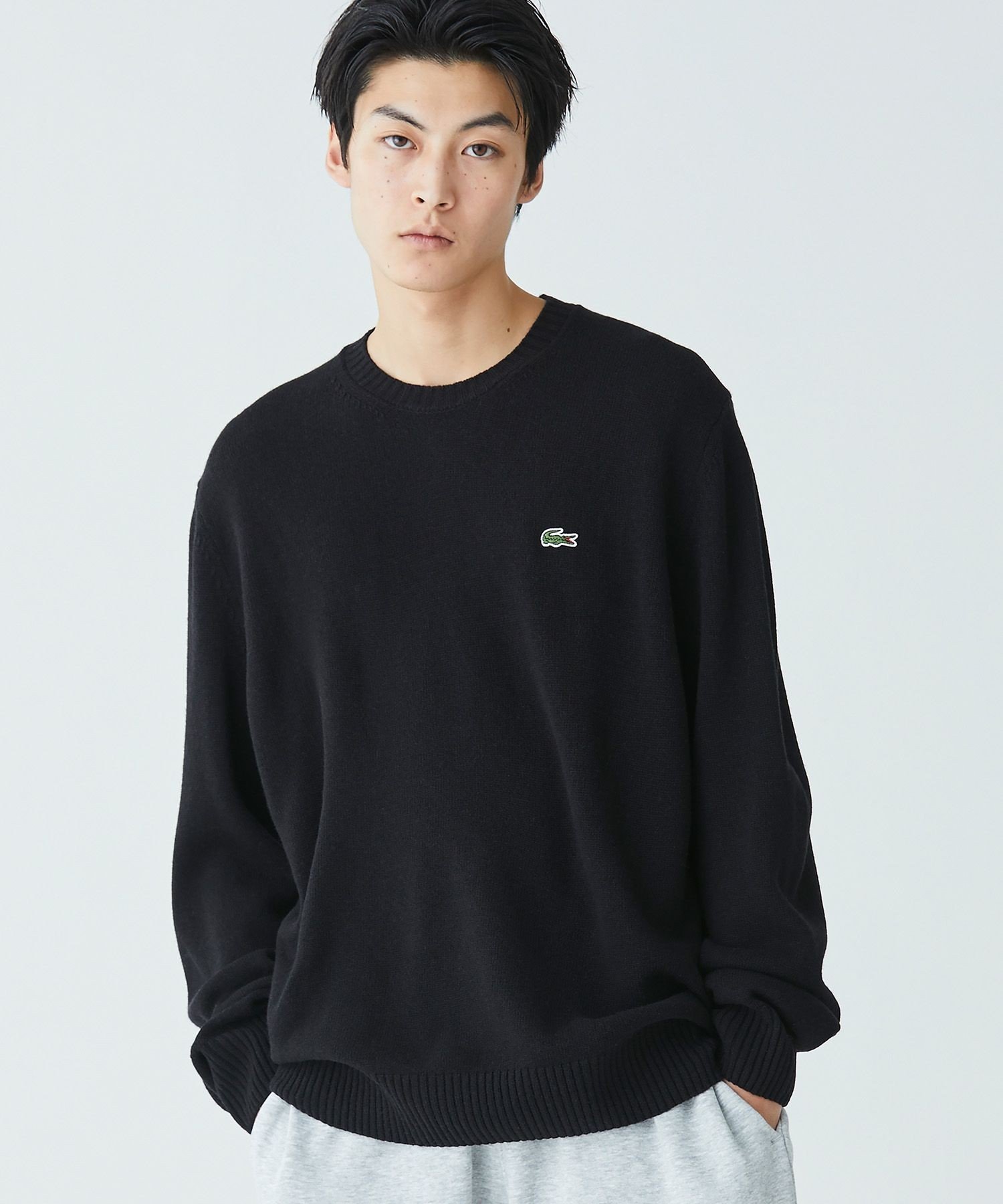 LACOSTE｜エッセンシャルウールニットセーター | Rakuten Fashion(楽天