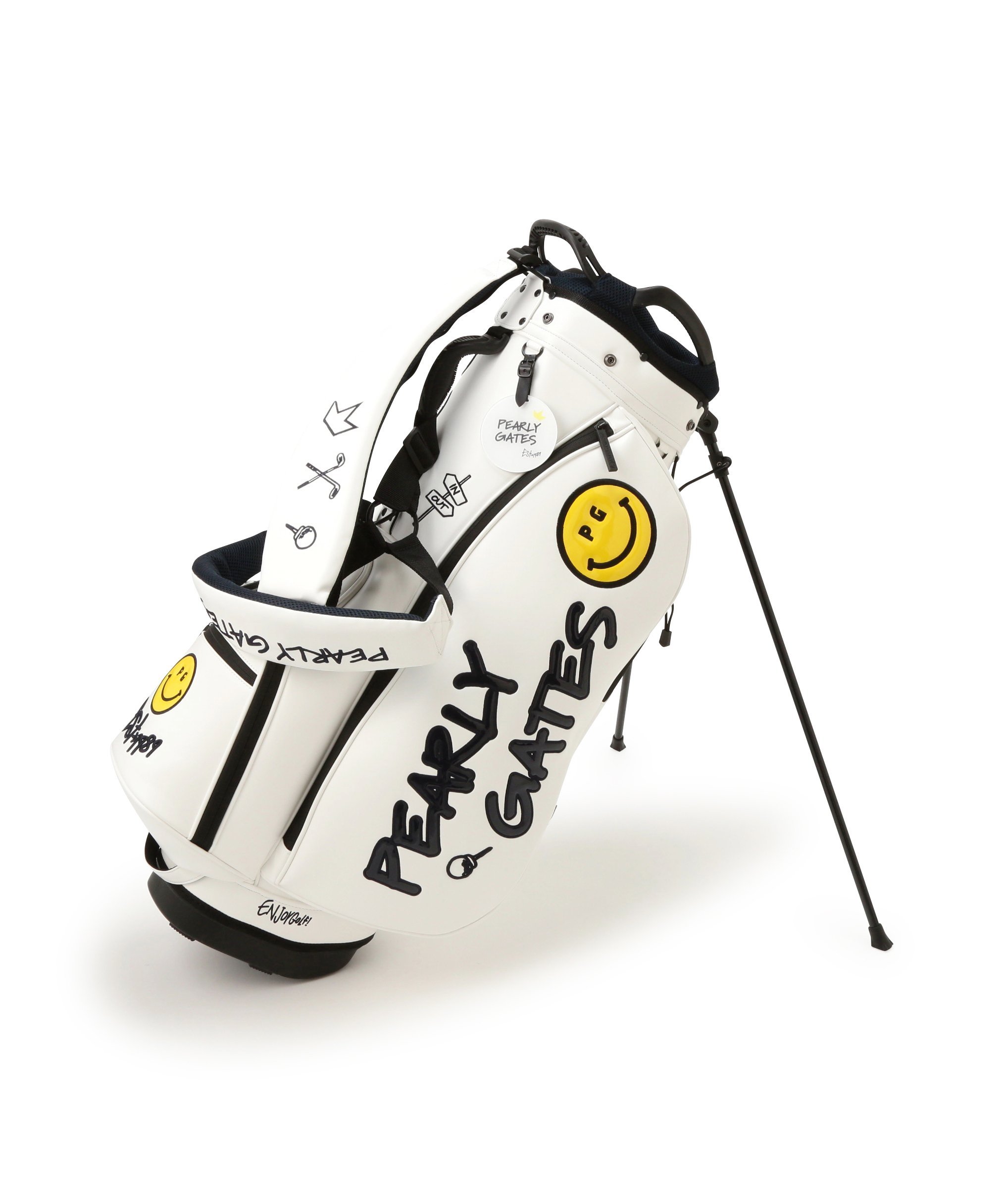 楽天市場】パーリーゲイツ キャディバッグ トリコロールの通販