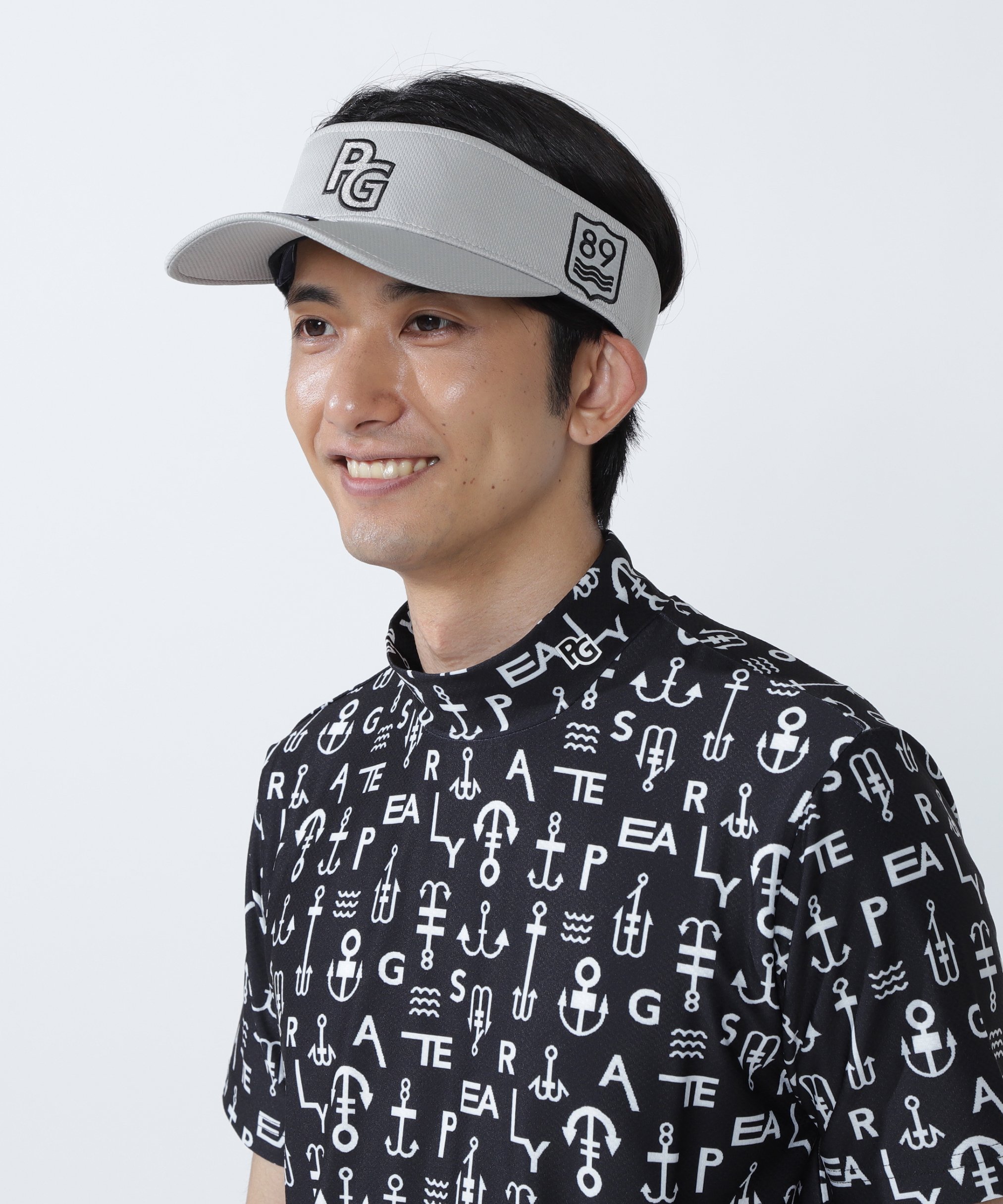 PEARLY GATES｜PGロゴベーシックバイザー (UNISEX) | Rakuten Fashion