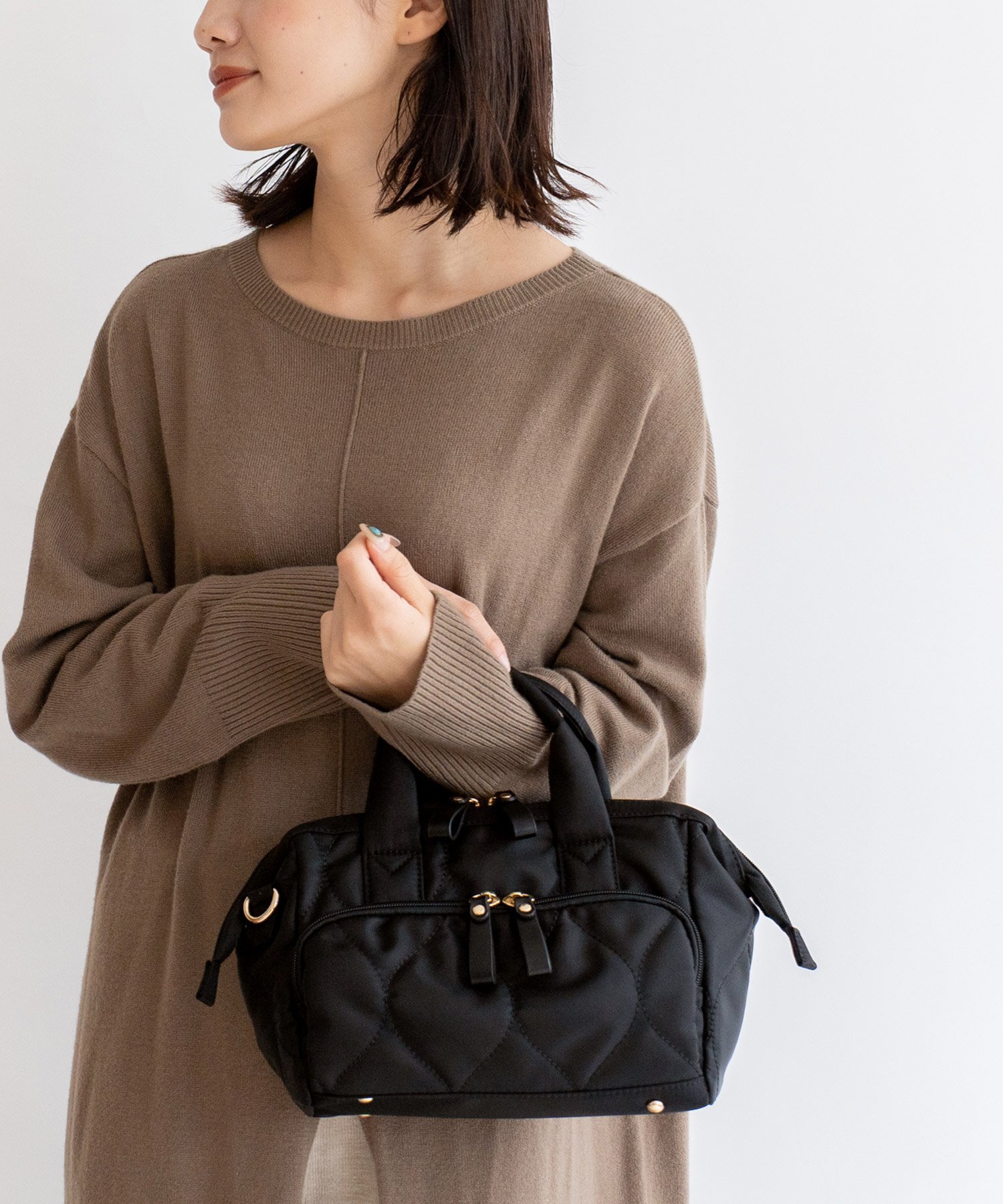 VitaFelice｜キルティング2wayミニショルダーバッグ レディース 斜め