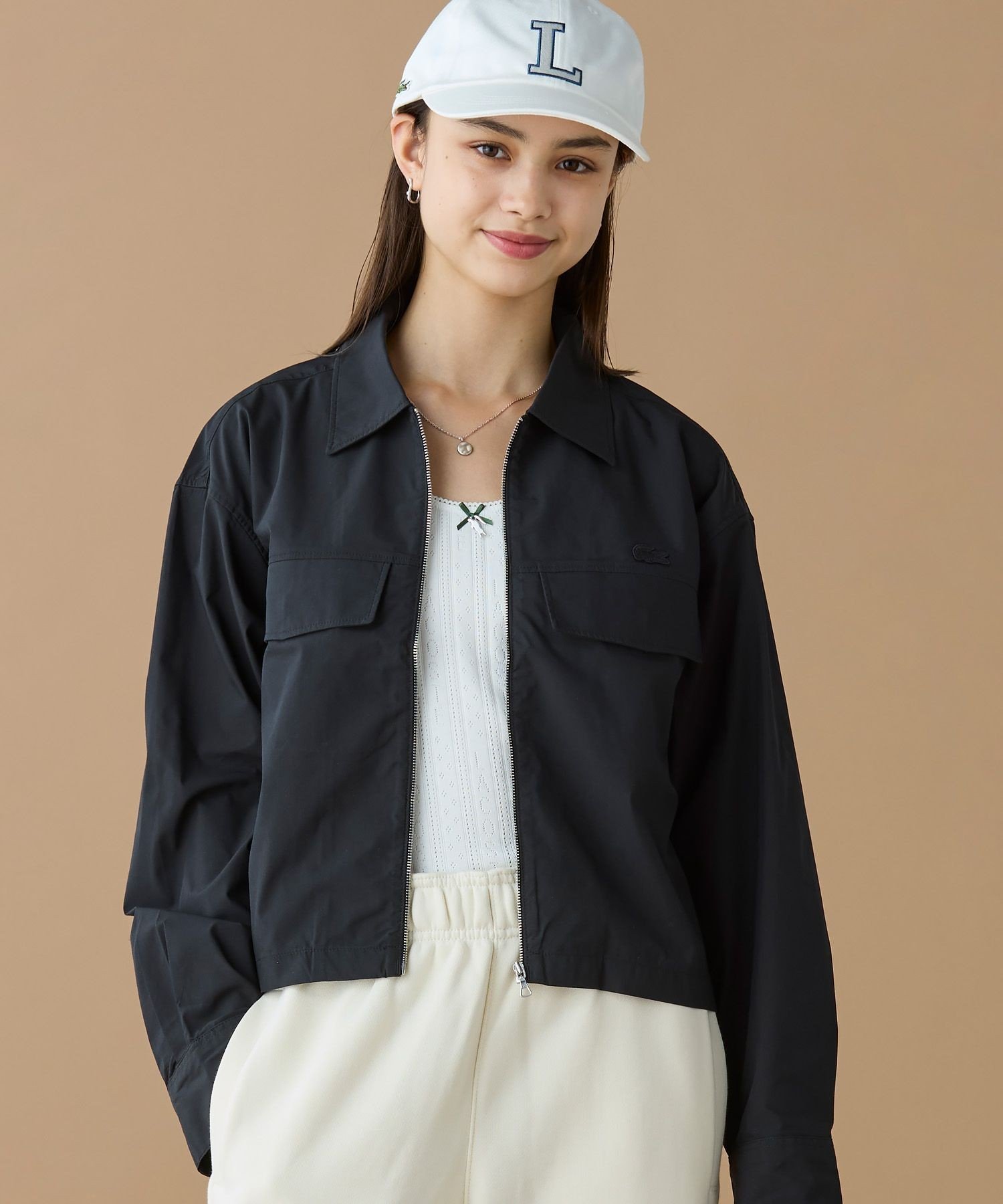 LACOSTE｜ジップアップブルゾンシャツ | Rakuten Fashion(楽天