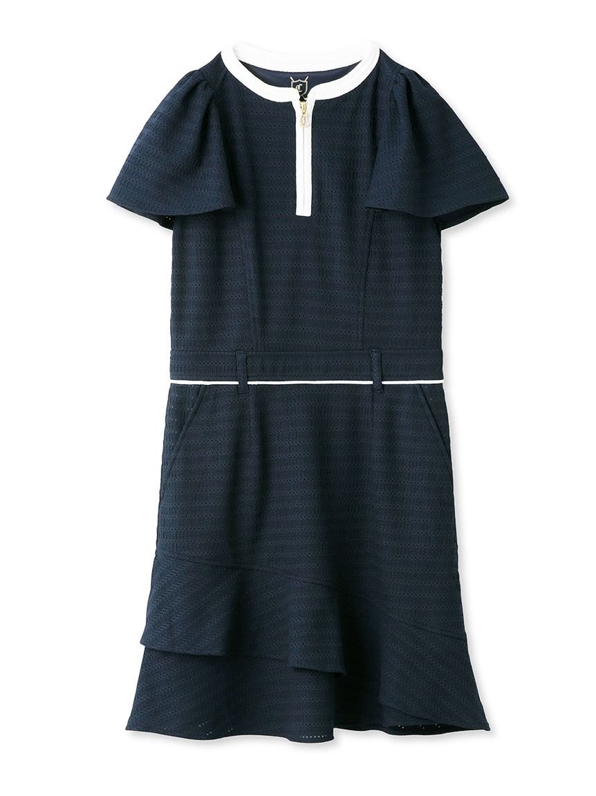 CELFORD｜【CELFORD GOLF】ストレッチレース袖フレアワンピース