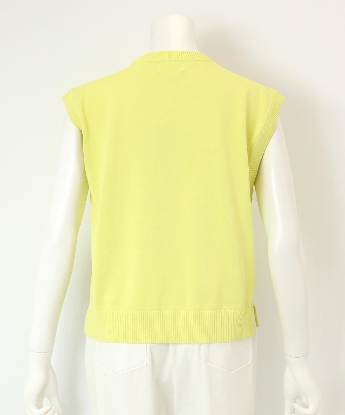 Picone Club｜コットン混刺繍ニットベスト | Rakuten Fashion(楽天